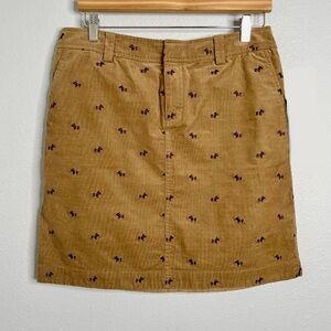 Lilly Pulitzer Emlyn Embroidered Skirt, Camel, 10